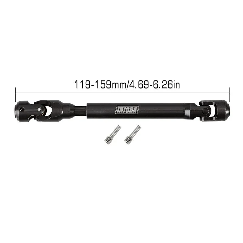 INJORA Steel Heavy-Duty Drive Shaft For 1/10 RC Car Crawler